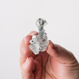 Mini Apophyllite on Chalcedony