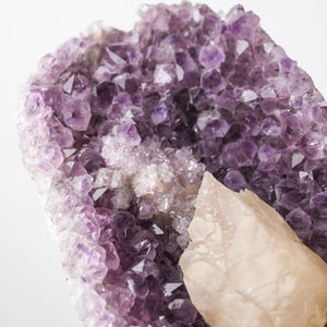 Amethyst with Calcite Inclusion