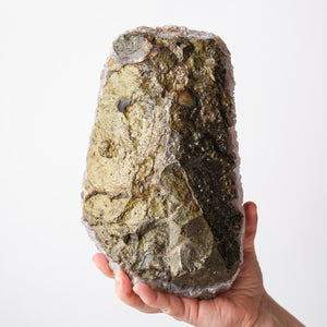 Amethyst with Calcite Inclusion