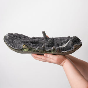 Druzy Black Stalactite Quartz