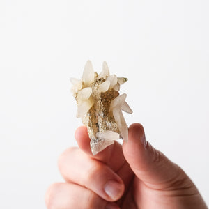 Dogtooth Calcite on Matrix