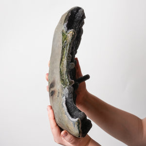 Druzy Black Stalactite Quartz