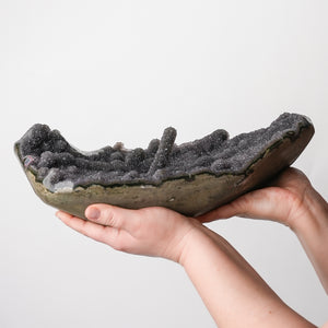 Druzy Black Stalactite Quartz