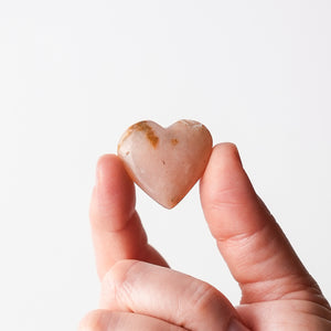 Pink Opal Hearts