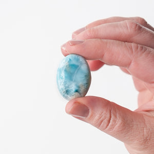Larimar Petite Palm Stones