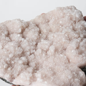 Pink Quartz and Apophyllite Slab