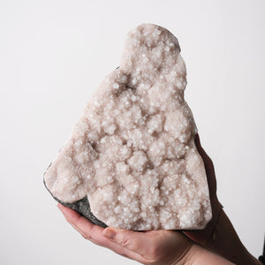 Pink Quartz and Apophyllite Slab