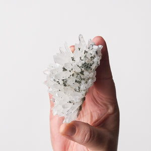 Quartz Cluster with Pyrite