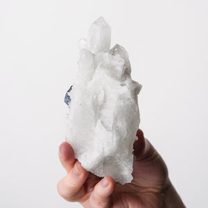 Fluorite and Pyrite on Quartz