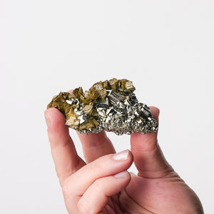 Pyrite with Siderite