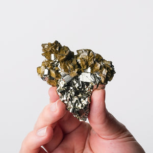 Pyrite with Siderite