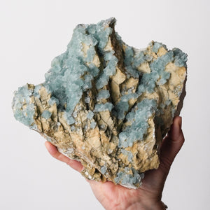 Beautiful Blue Austrian Fluorite on Druzy Matrix