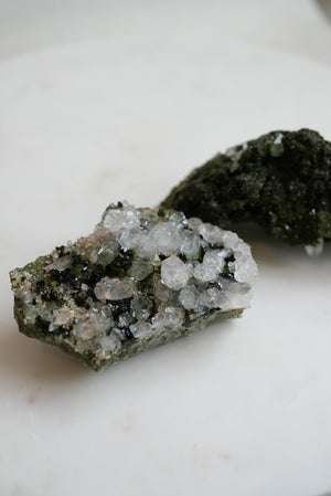Beautiful Quartz With Epidote