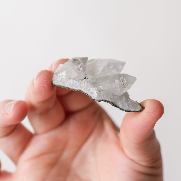 Shimmery Apophyllite with Stilbite