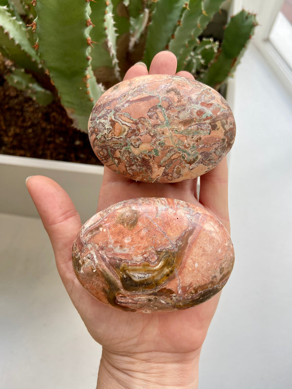 Porcelain Jasper Palm Stone