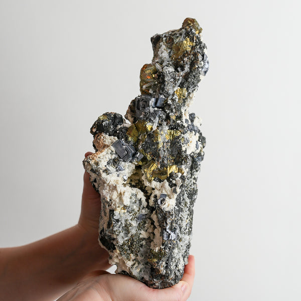 Galena, Chalcopyrite and Calcite
