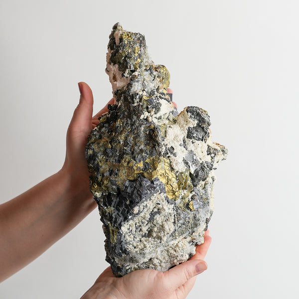 Galena, Chalcopyrite and Calcite