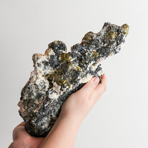 Galena, Chalcopyrite and Calcite