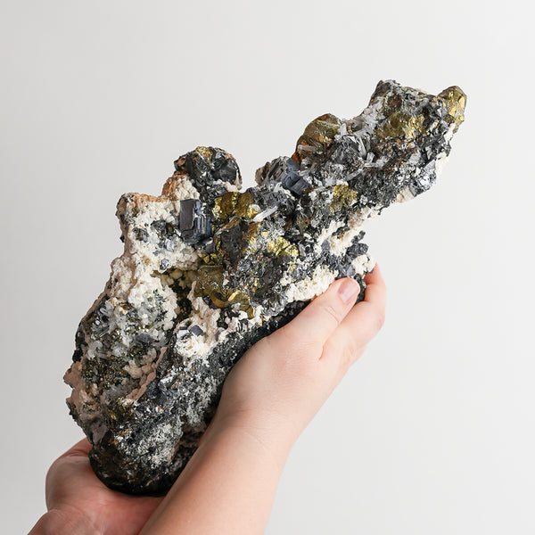 Galena, Chalcopyrite and Calcite