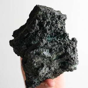 Calcite with Chrysocolla after Azurite