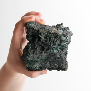 Calcite with Chrysocolla after Azurite