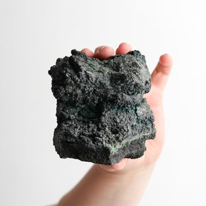 Calcite with Chrysocolla after Azurite