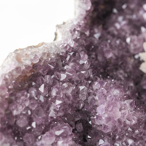 Large Amethyst Geode Half with Calcite