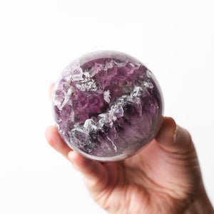 Druzy Amethyst Sphere