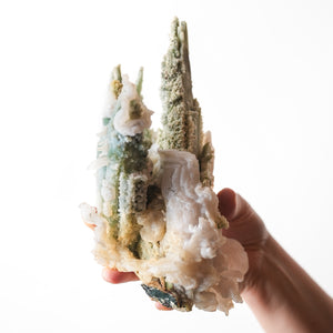 Incredible Calcite with Chalcedony (Rare)