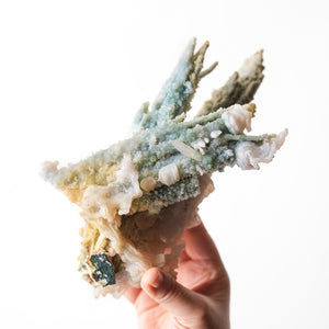 Incredible Calcite with Chalcedony (Rare)