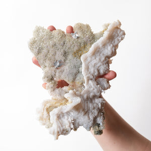 Ethereal Chalcedony on Calcite