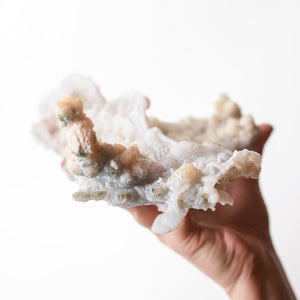 Ethereal Chalcedony on Calcite