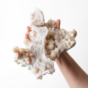 Ethereal Chalcedony on Calcite