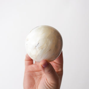 Pale Yellow Opal Sphere