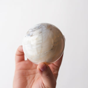 Pale Yellow Opal Sphere