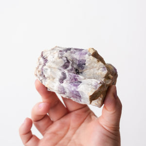 Amethyst with Quartz