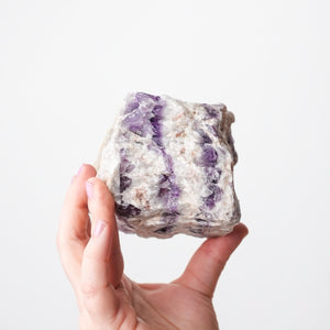 Amethyst with Quartz