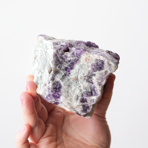 Amethyst with Quartz