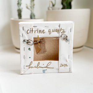 Citrine Quartz Painting