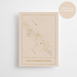 Gold Foil Postcards