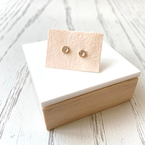 Tiny Gemstone Studs