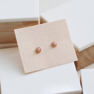 Tiny Gemstone Studs