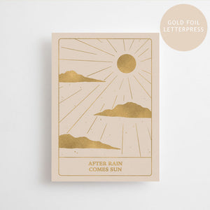 Gold Foil Postcards