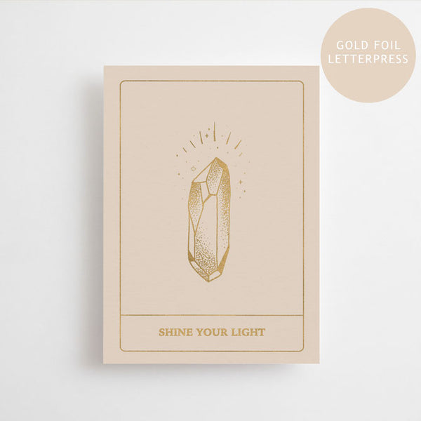 Gold Foil Postcards