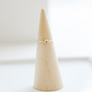 Petite Moonstone Stacking Ring